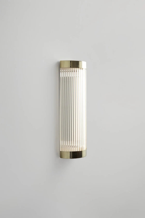 Wide Pillar Light - 40cm - Davey Lighting Wall Sconces - Polished Brass - HORNE