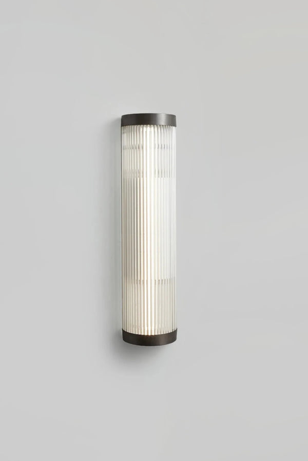 Wide Pillar Light - 60cm - Davey Lighting Wall Sconces - Weathered Brass - HORNE