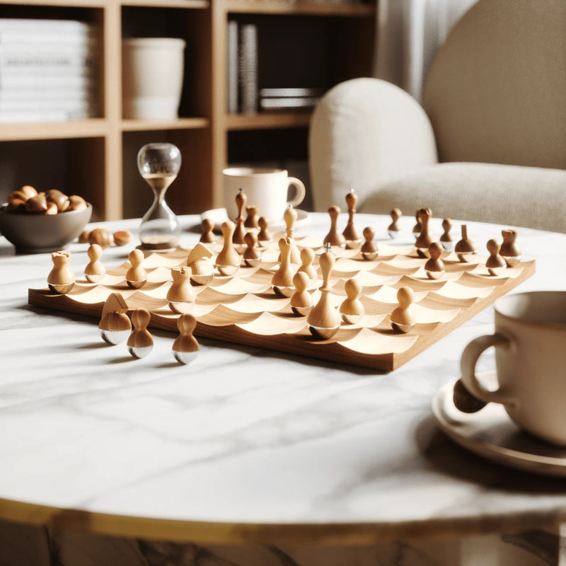Wobble Chess Set - Umbra - HORNE