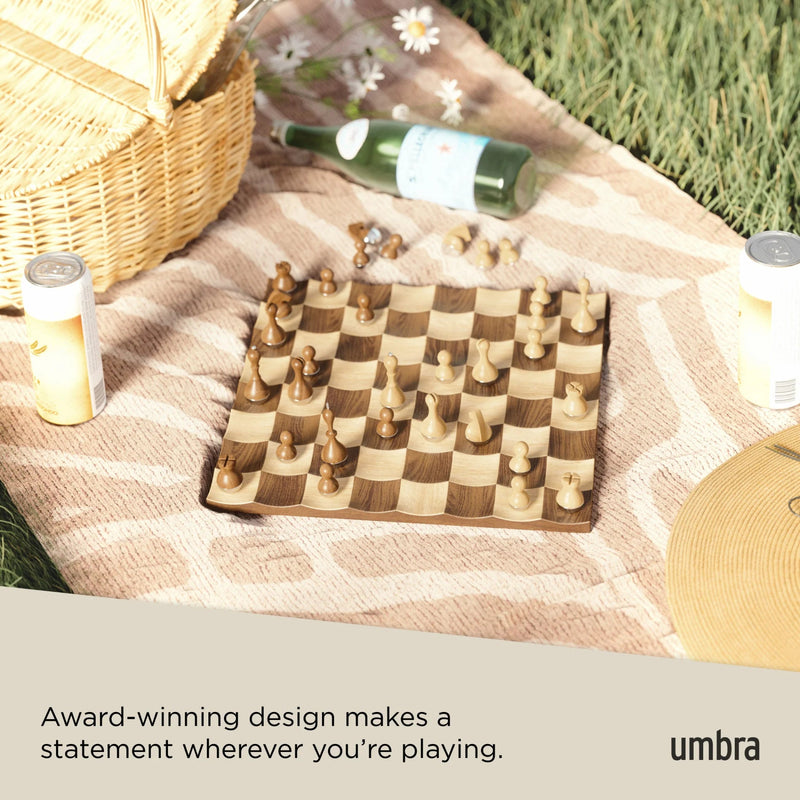 Wobble Chess Set - Umbra - HORNE