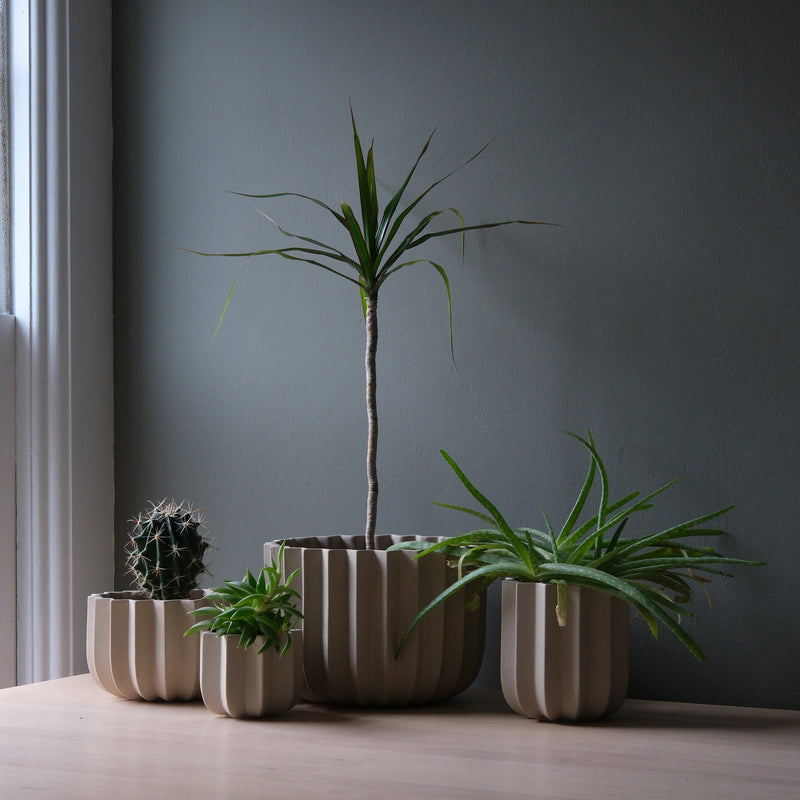 Wrap Planter - Misewell Pots & Planters - dune - 4 inch - HORNE