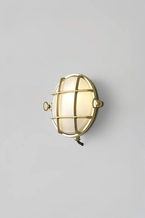 Yacht Brass Bulkhead 7028 - Davey Lighting Outdoor Lights - Polished Brass - HORNE