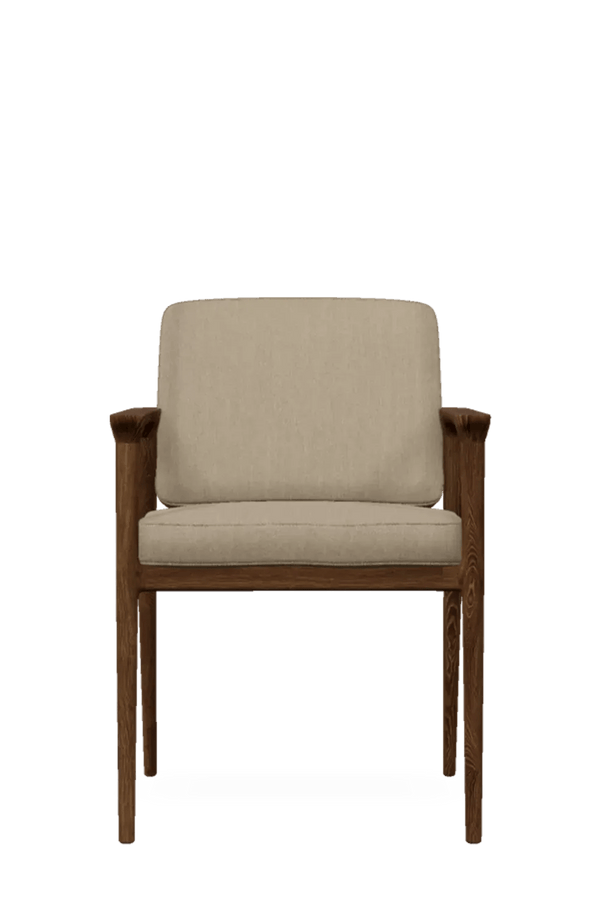 Zio Dining Chair - Moooi Chairs - Zio Dining Oray Ronan Gravel Cinnamon - HORNE