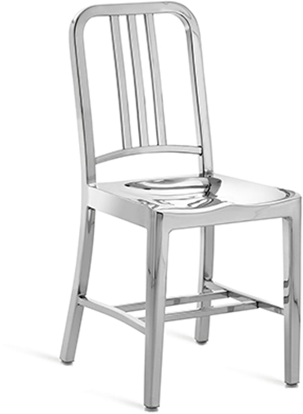1006 Navy Chair - Emeco - Chairs - Polished - HORNE