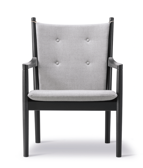 1788 Easy Chair - Black Lacquered Oak - Fredericia - Chairs - Capture 4101 Fabric - HORNE