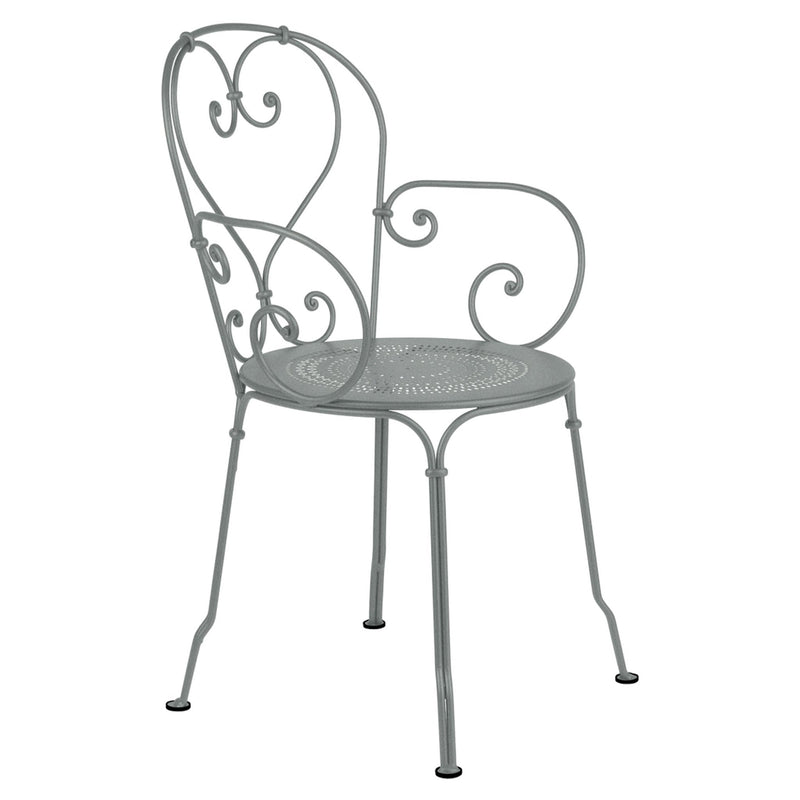 1900 Armchair - Set of 2 - Fermob - Outdoor Furniture - Black Cherry - HORNE
