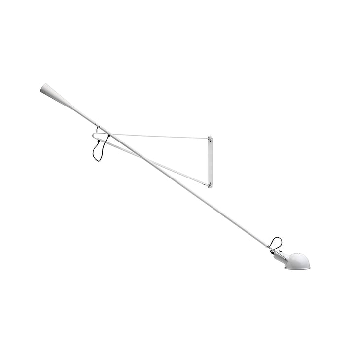 265 Wall Mounted Swing Arm Lamp - Flos - Wall Sconces - White - HORNE