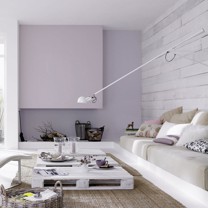265 Wall Mounted Swing Arm Lamp - Flos - Wall Sconces - White - HORNE