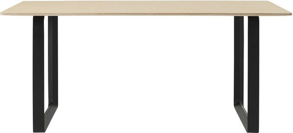 70/70 Table - 67" x 33.5" - Muuto - Table + Task - Oak Top & Black Base - HORNE