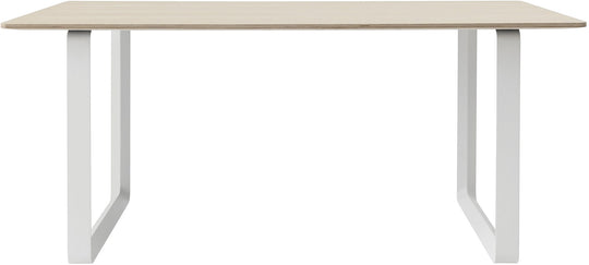 70/70 Table - 88.5" x 35.5" - Muuto - Table + Task - Oak Top & White Base - HORNE