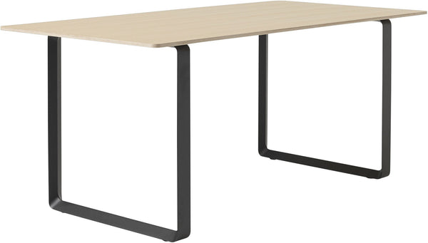 70/70 Table - 88.5" x 35.5" - Muuto - Table + Task - Oak Top & Black Base - HORNE