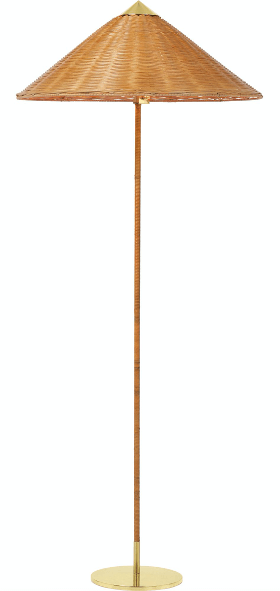9602 Floor Lamp - Gubi - Floor Lamps - Wicker - HORNE
