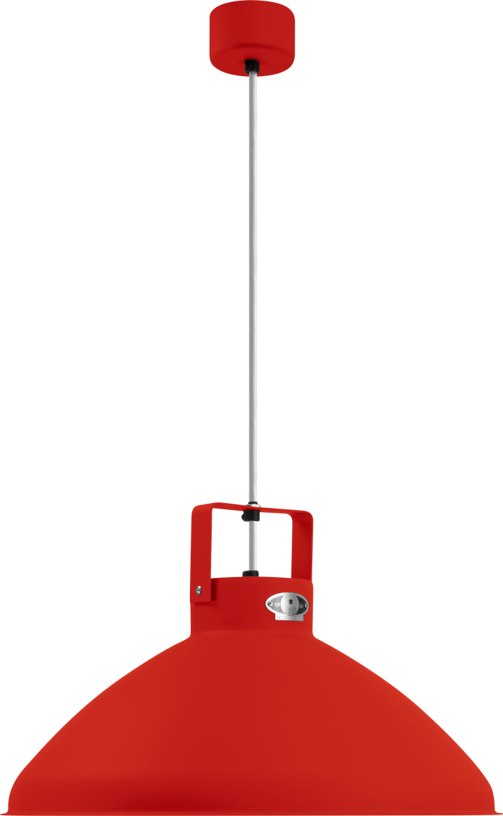 Beaumont Pendant - B360 - Glossy Finish - Jielde Pendants - Red - RAL3020 - Silver - HORNE