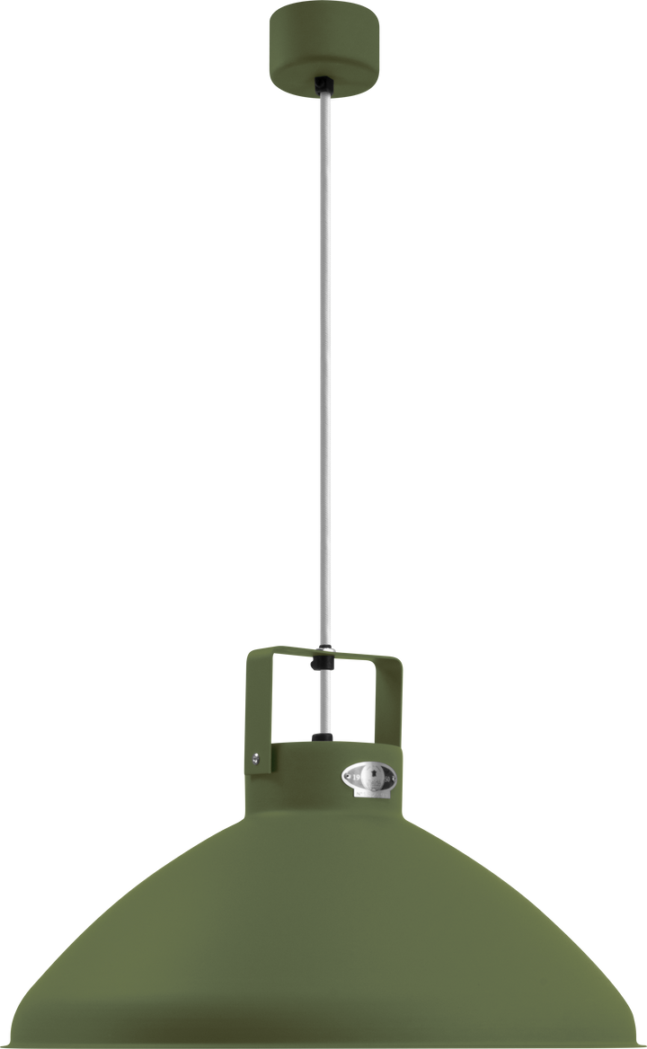 Beaumont Pendant - B360 - Glossy Finish - Jielde Pendants - Olive Green - RAL6003 - Silver - HORNE