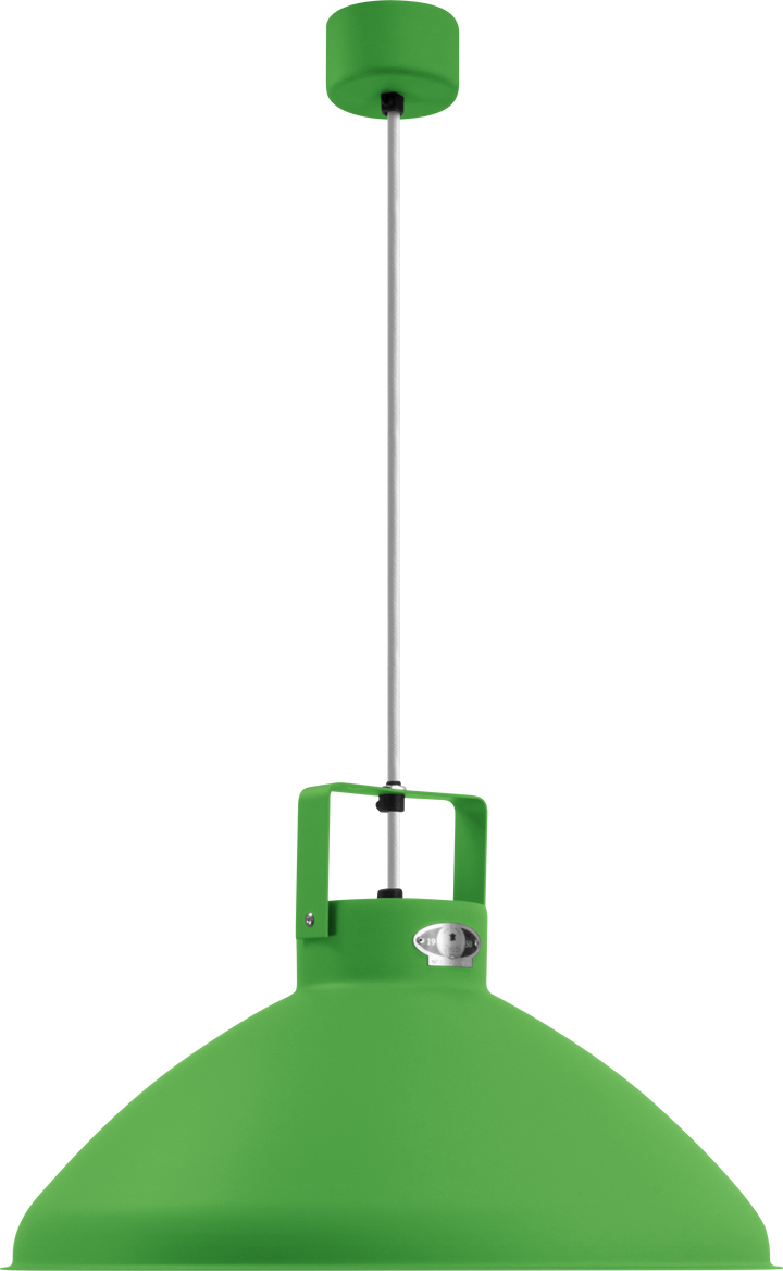 Beaumont Pendant - B360 - Glossy Finish - Jielde Pendants - Apple Green - RAL6018 - Silver - HORNE