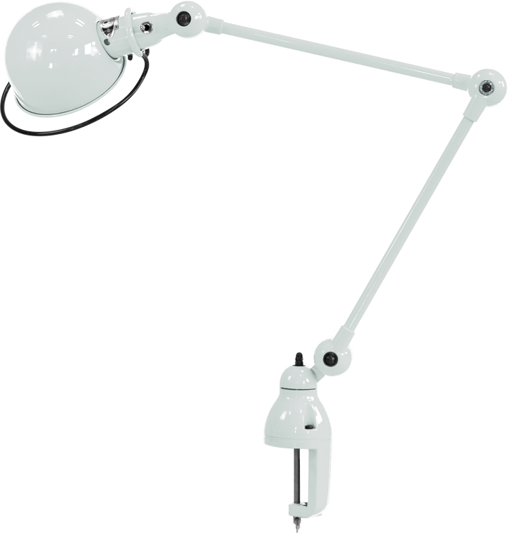 Loft Desk Clamp Lamp - D4040 - Jielde - Table + Task - Glossy - White - HORNE