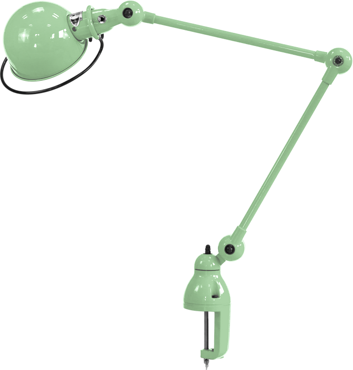 Loft Desk Clamp Lamp - D4040 - Jielde - Table + Task - Glossy - Water Green - RAL6019 - HORNE