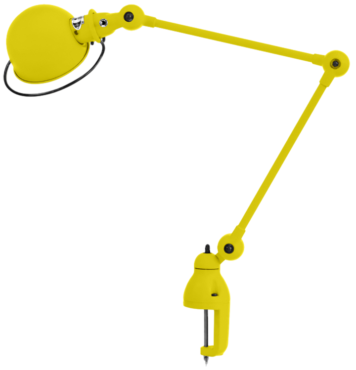 Loft Desk Clamp Lamp - D4040 - Jielde - Table + Task - Matte - Yellow Sulfur - RAL1016 - HORNE