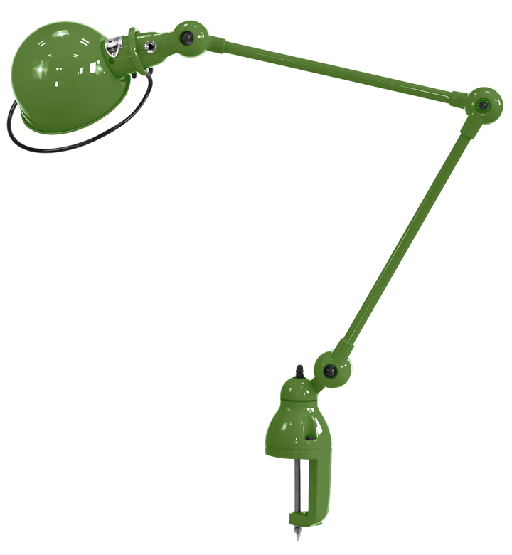 Loft Desk Clamp Lamp - D4040 - Jielde - Table + Task - Glossy - Herb Green - RAL6010 - HORNE