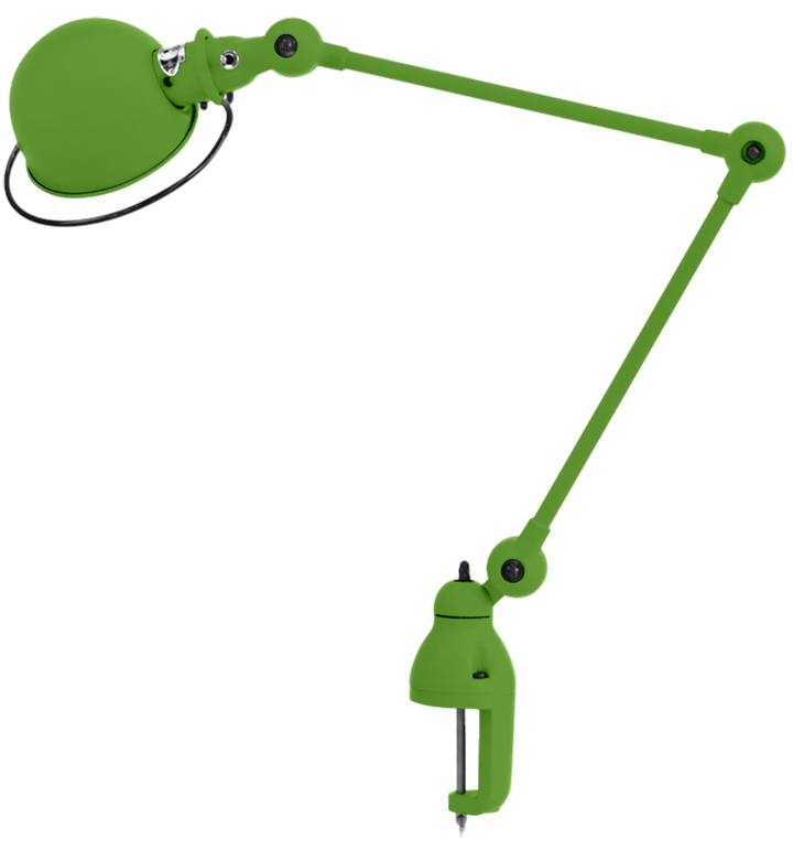 Loft Desk Clamp Lamp - D4040 - Jielde - Table + Task - Matte - Apple Green - RAL6018 - HORNE