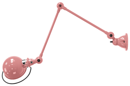 Loft Table/Wall Light - D4401R - Glossy Finish - Jielde - Table + Task - No Switch - Old Rose - RAL 3014 - HORNE