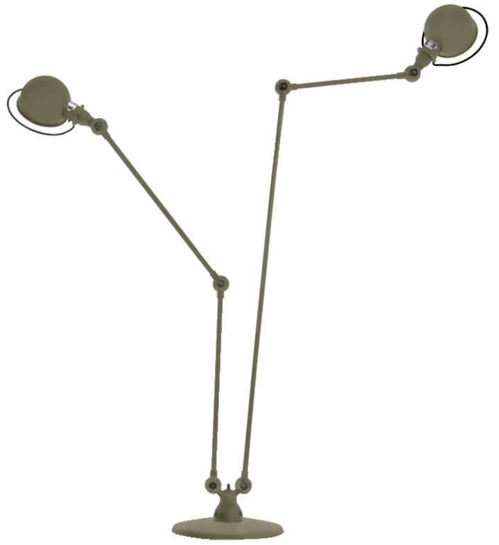 Loft Double Floor Lamp - DD7460 - Jielde - Floor Lamps - Glossy - Ivory - RAL1015 - HORNE