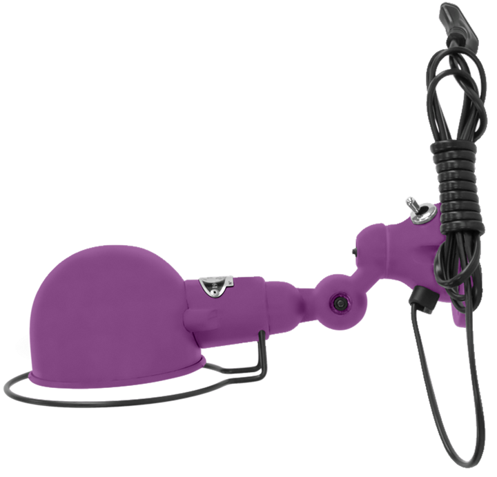 Signal Wall Sconce - SI300 - Matte Finish - Jielde - Wall Sconces - With Plug & Cord - Fuschia - RAL4008 - HORNE