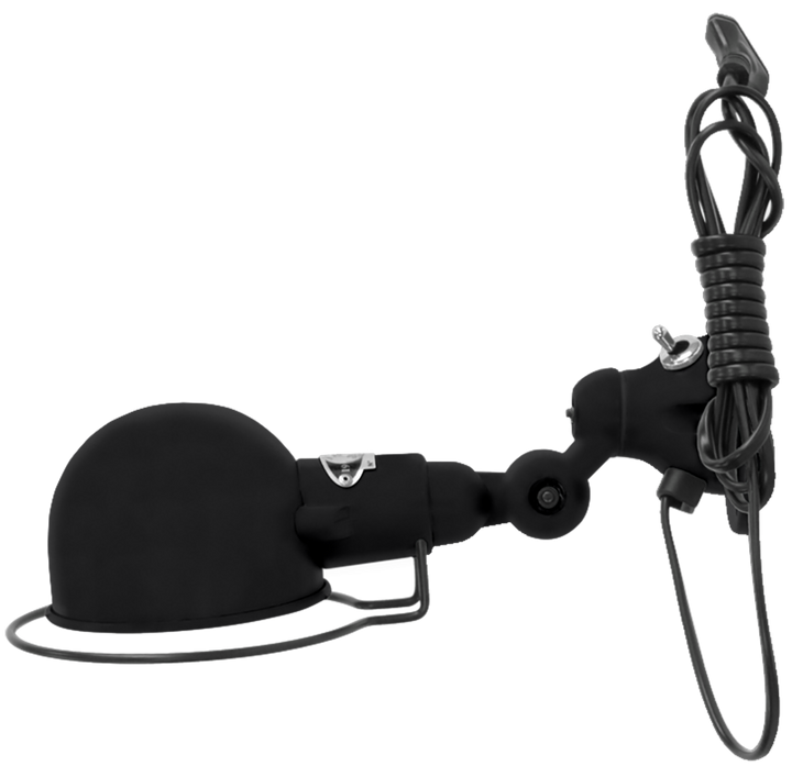Signal Wall Sconce - SI300 - Matte Finish - Jielde - Wall Sconces - With Plug & Cord - Black - RAL9011 - HORNE