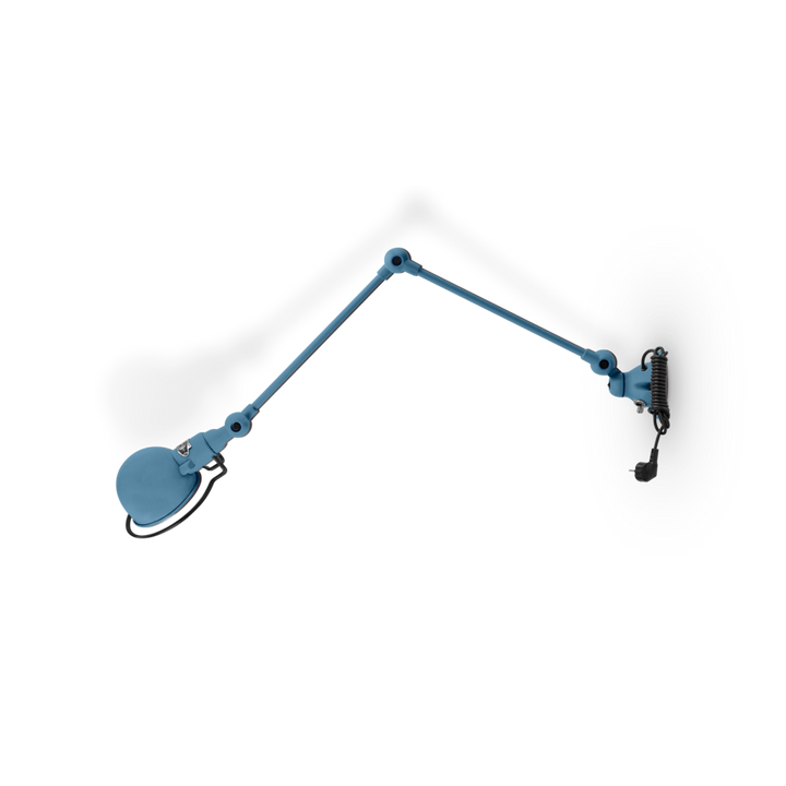 Signal 2 - Arm Wall Sconce - SI331CS - Plug & Cord - Jielde - Wall Sconces - Matte - Pastel Blue - RAL5024 - HORNE