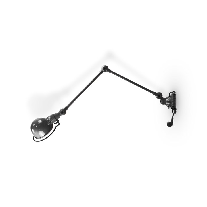 Signal 2 - Arm Wall Sconce - SI331CS - Plug & Cord - Jielde - Wall Sconces - Glossy - Chromed - HORNE