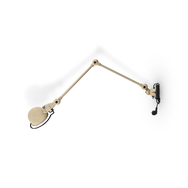 Signal 2 - Arm Wall Sconce - SI331CS - Plug & Cord - Jielde - Wall Sconces - Matte - Ivory - RAL1015 - HORNE
