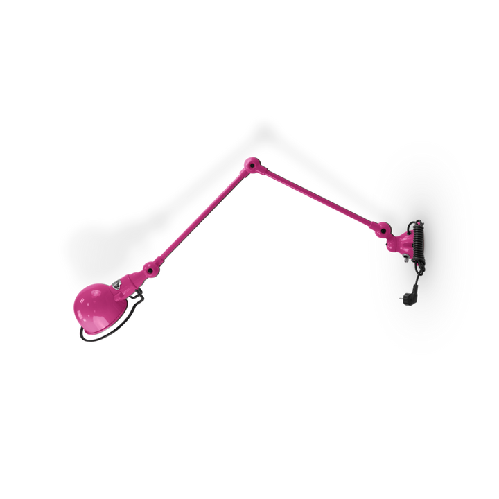 Signal 2 - Arm Wall Sconce - SI331CS - Plug & Cord - Jielde - Wall Sconces - Glossy - Pink - RAL4003 - HORNE