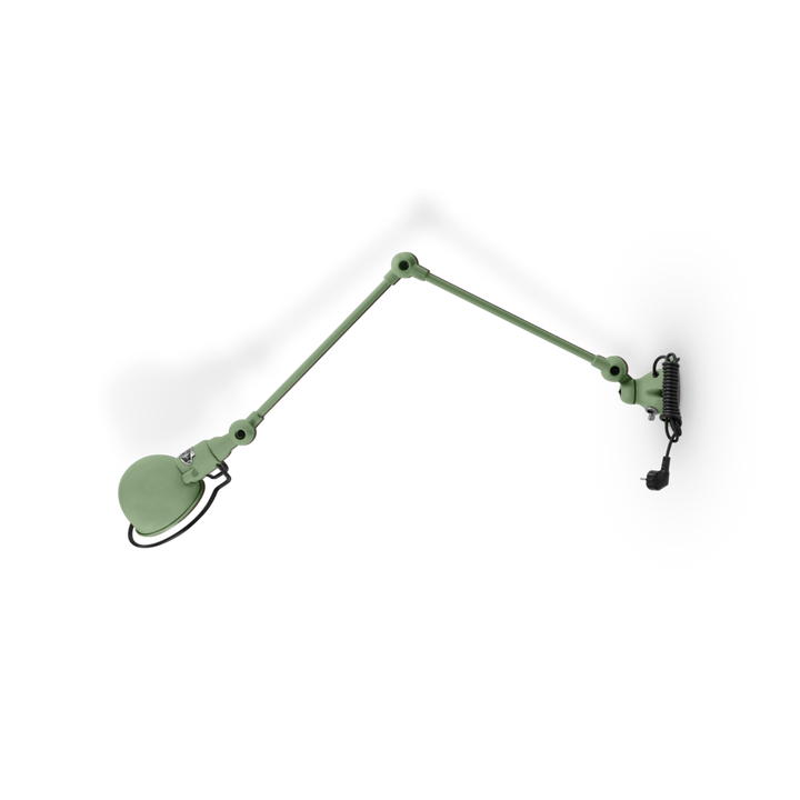 Signal 2 - Arm Wall Sconce - SI331CS - Plug & Cord - Jielde - Wall Sconces - Matte - Water Green - RAL6019 - HORNE