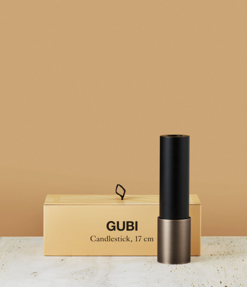Gubi Antique Brass Candlestick by Space Copenhagen 