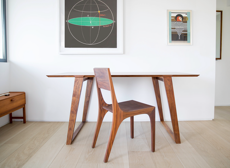Isometric Table - Black Walnut - Kalon Studios Tables + Desks - Small - HORNE