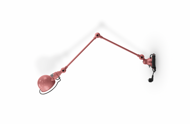 Signal 2 - Arm Wall Sconce - SI331CS - Plug & Cord - Jielde - Wall Sconces - Glossy - Old Rose - RAL3014 - HORNE