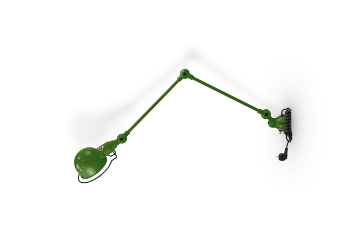 Signal 2 - Arm Wall Sconce - SI331CS - Plug & Cord - Jielde - Wall Sconces - Glossy - Herb Green - RAL6010 - HORNE