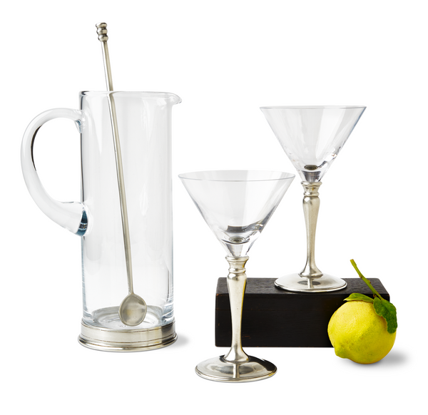 Martini Glass - Set of 2 - Match Pewter - Beer + Cocktail Glasses - HORNE