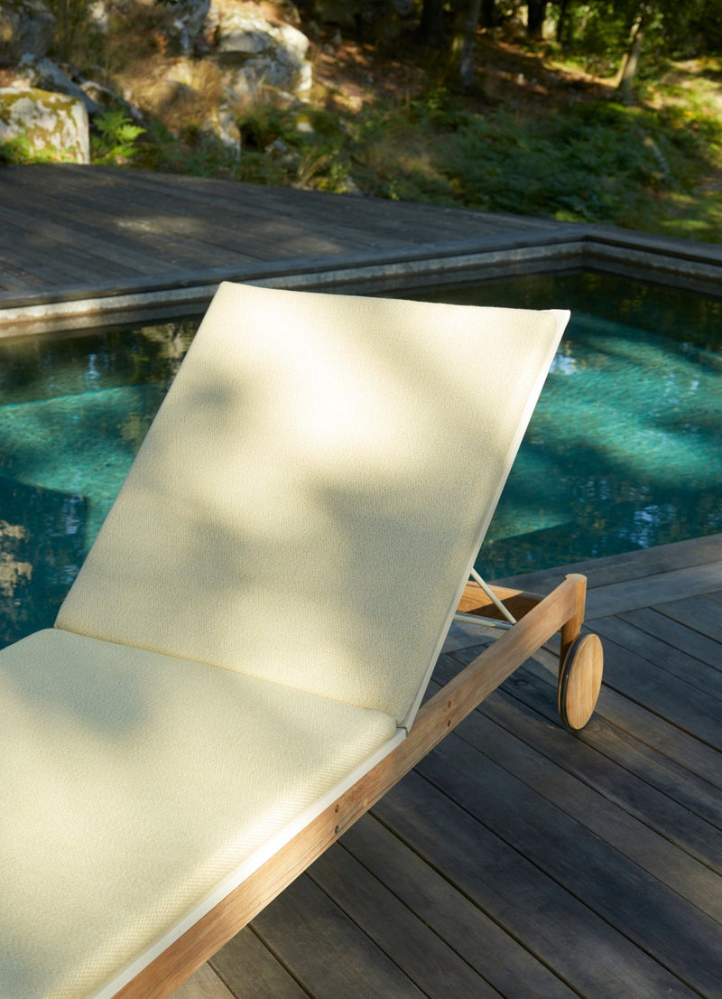 Pelagus Sunbed Cushion - Skagerak by Fritz Hansen - Outdoor Furniture - Honey Yellow - HORNE