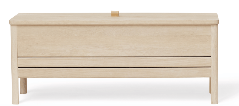 A Line Storagebench 111 - Form + Refine - Stools + Benches + Ottomans - Natural Oiled Oak - HORNE