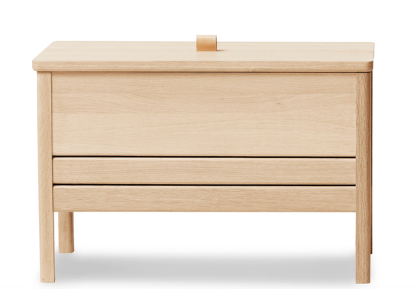 A Line Storagebench 68 - Form + Refine - Stools + Benches + Ottomans - White Oiled Oak - HORNE