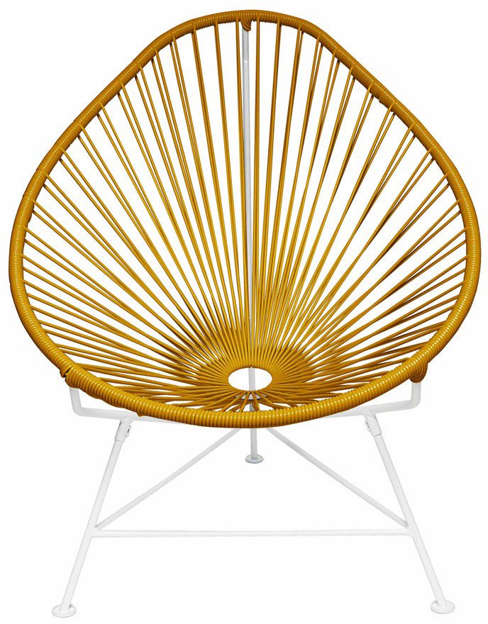 Acapulco Chair - White Frame - Set of 2 - Innit Designs - Chairs - Caramel - HORNE