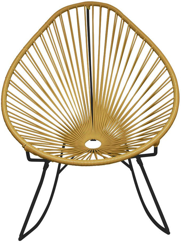 Acapulco Rocker - Black Base - Set of 2 - Innit Designs - Chairs - Gold - HORNE