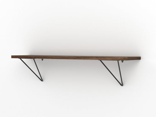 Adams Shelf Bundle - Brackets and Board - Tronk - Shelving - Walnut - HORNE