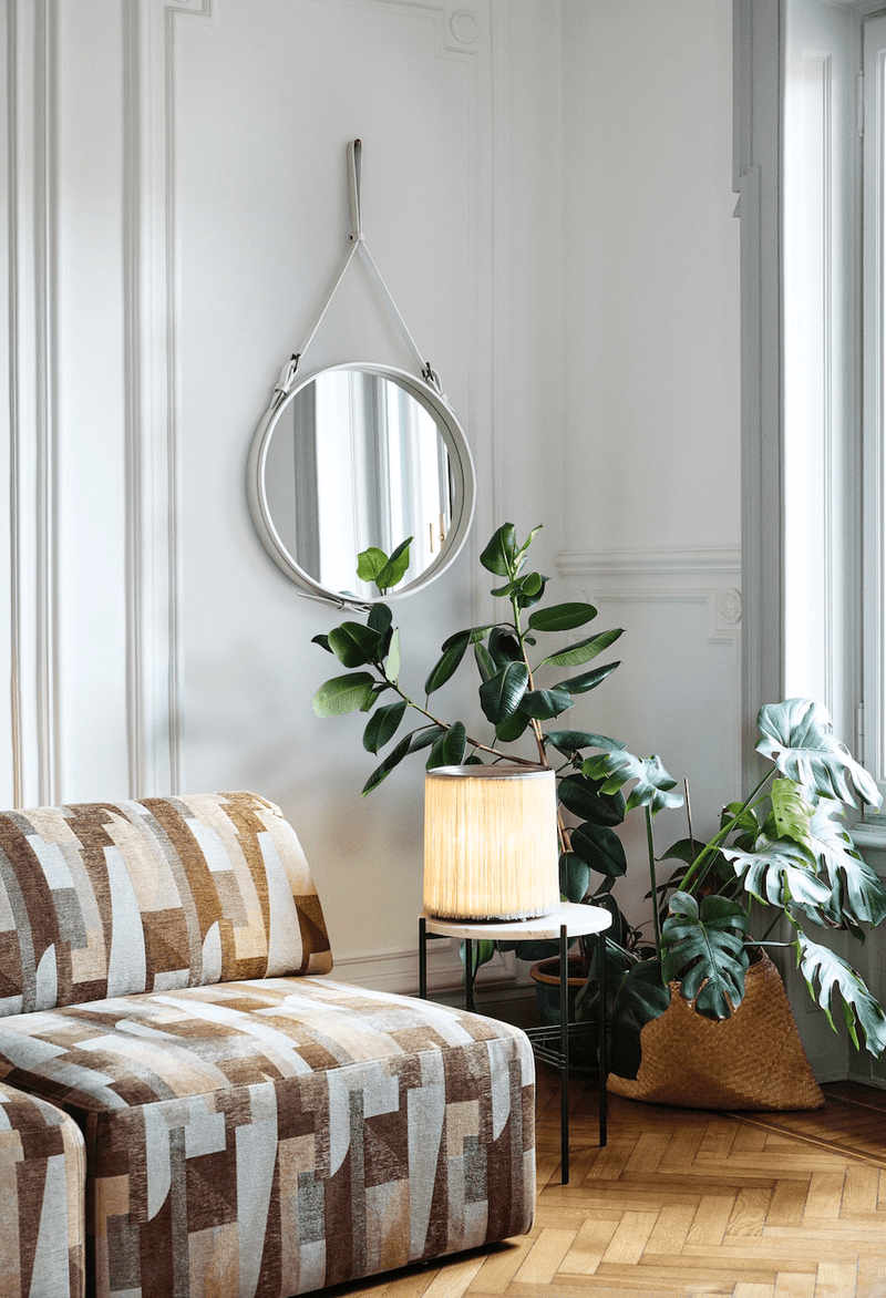 Adnet Mirror 58 - Gubi - Mirrors - Black - HORNE