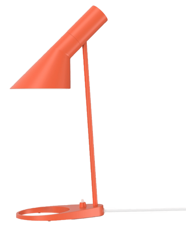 AJ Mini Table Lamp - Louis Poulsen - Table + Task - Electric Orange - HORNE