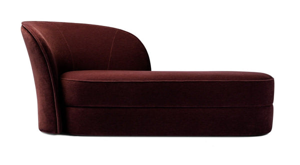 Aldora Chaise Lounge - Moooi - Chairs - Left - Palette - 163 Wine - HORNE