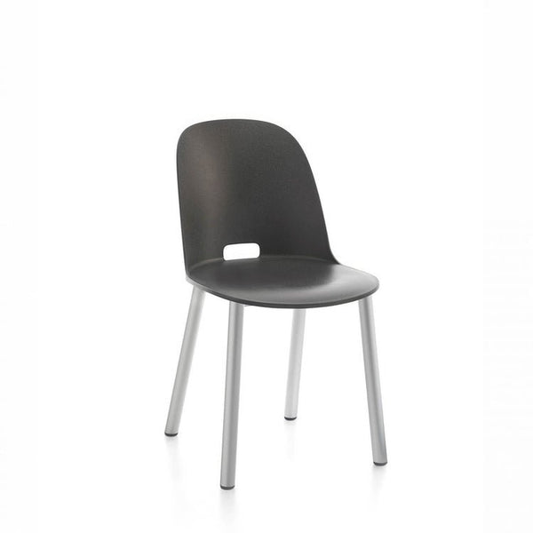 Alfi Aluminum High Back Chair - Emeco - Chairs - Dark Grey - Aluminum - HORNE