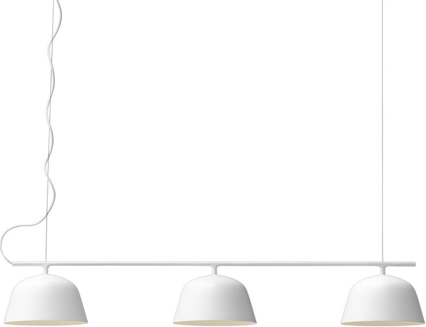 Ambit Rail Aluminum Hand Painted Pendant Light in White