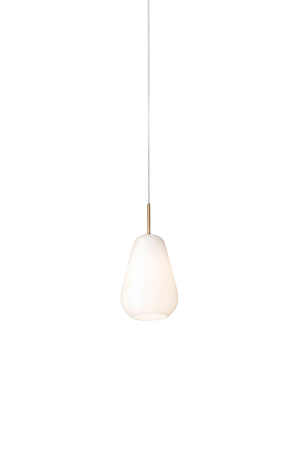 Anoli 1 Pendant - Nuura - Pendants - Small - Nordic Gold/Opal White - HORNE
